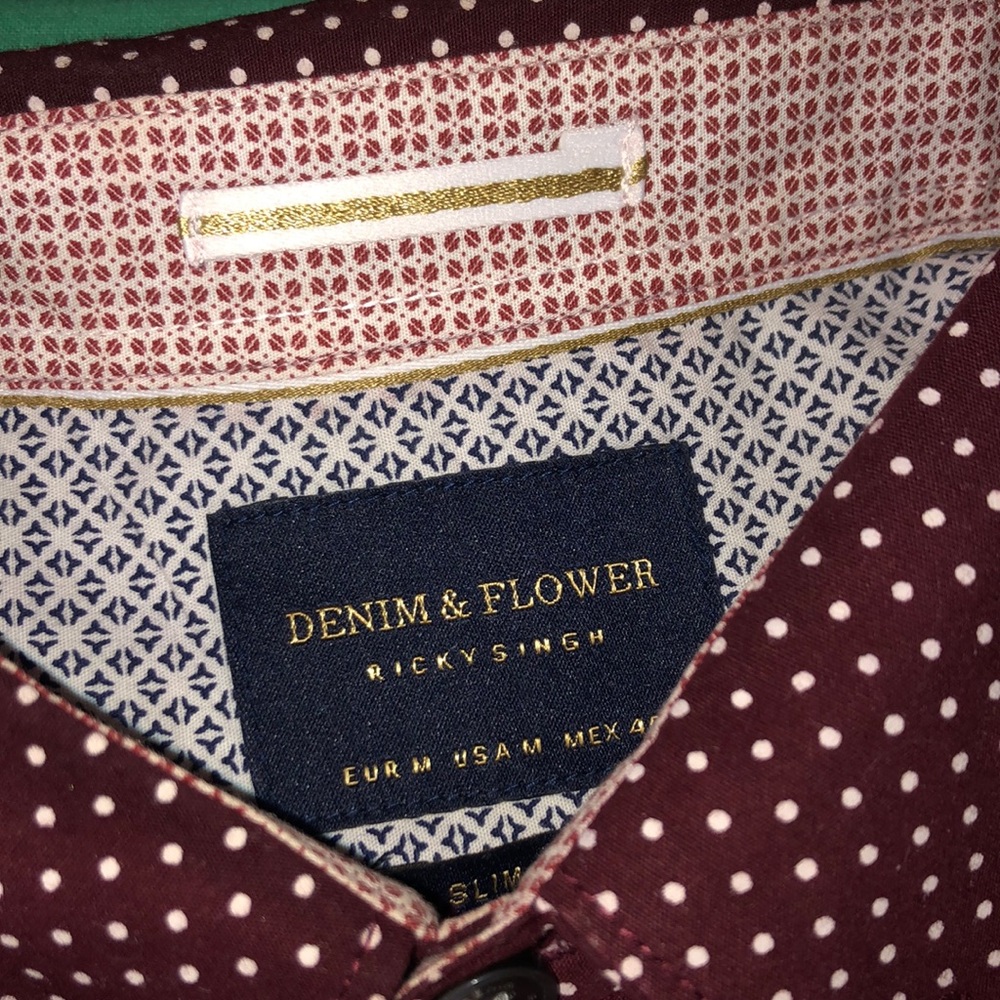 Denim & Flower Ricky Singh button down - Picture 2 of 2